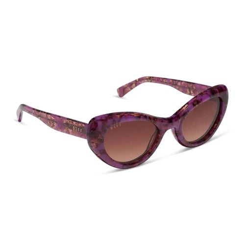 ZARIA - LAVENDER HAZE TORTOISE + BROWN GRADIENT + SUNGLASSES