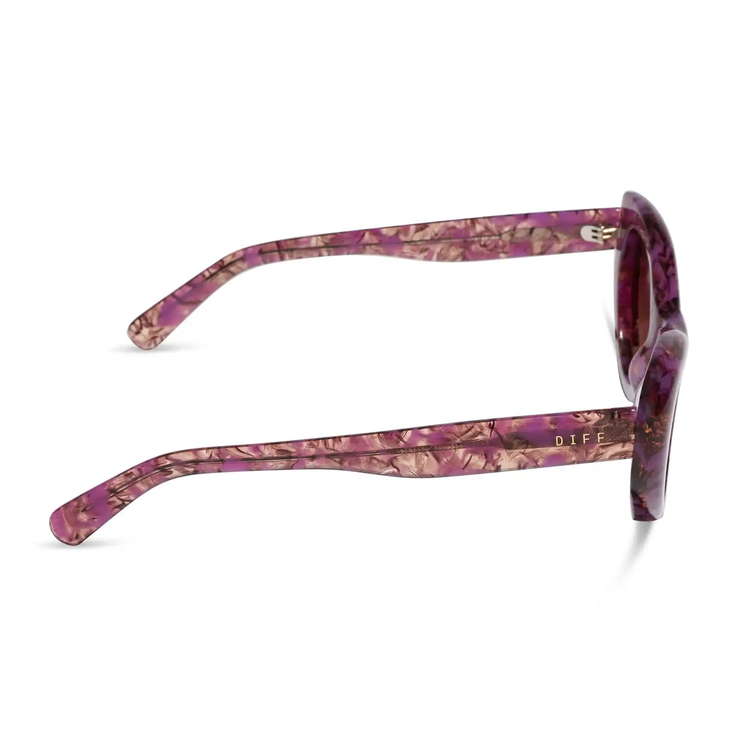 ZARIA - LAVENDER HAZE TORTOISE + BROWN GRADIENT + SUNGLASSES