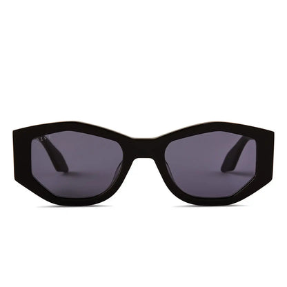 ZOE - BLACK + GREY POLARIZED SUNGLASSES