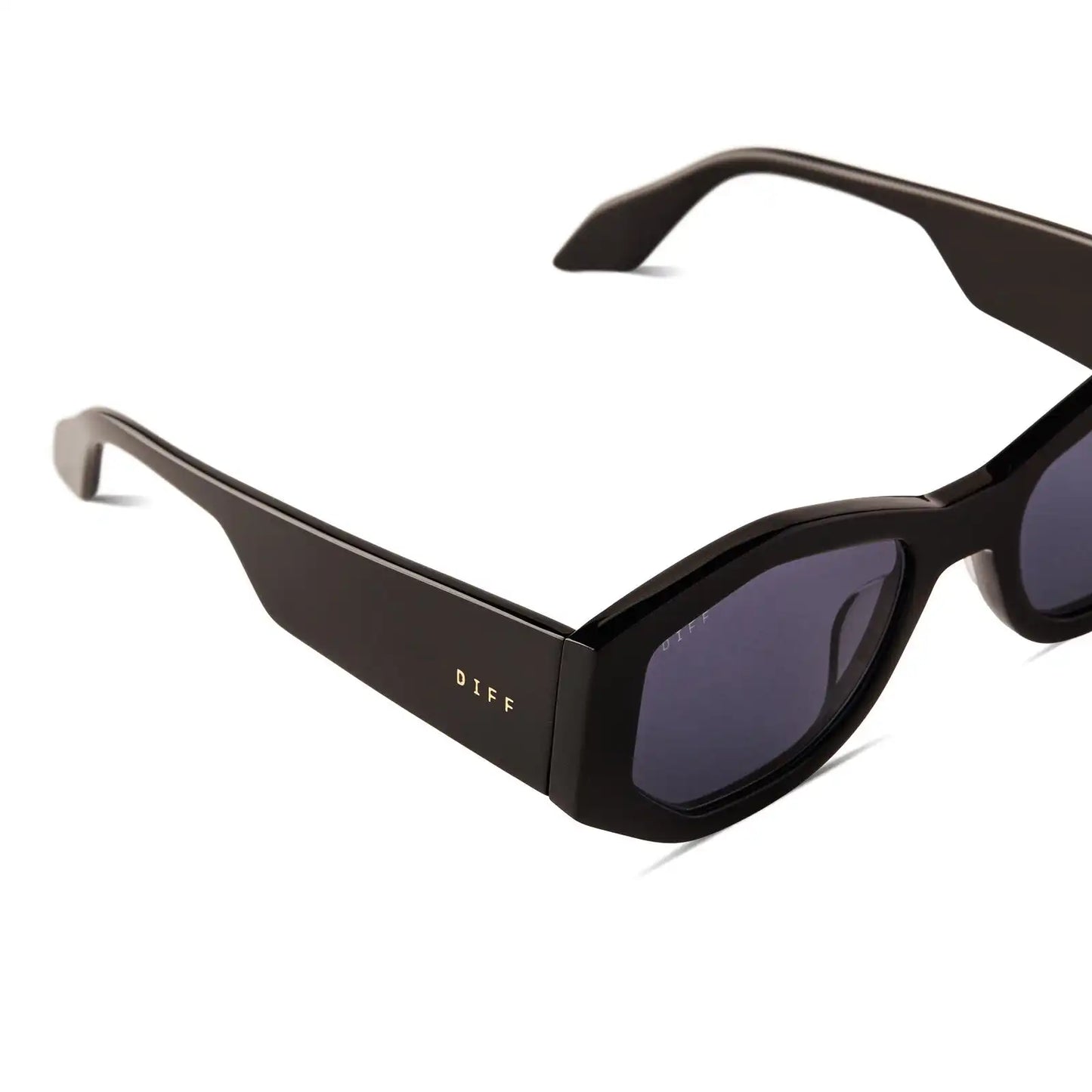 ZOE - BLACK + GREY POLARIZED SUNGLASSES