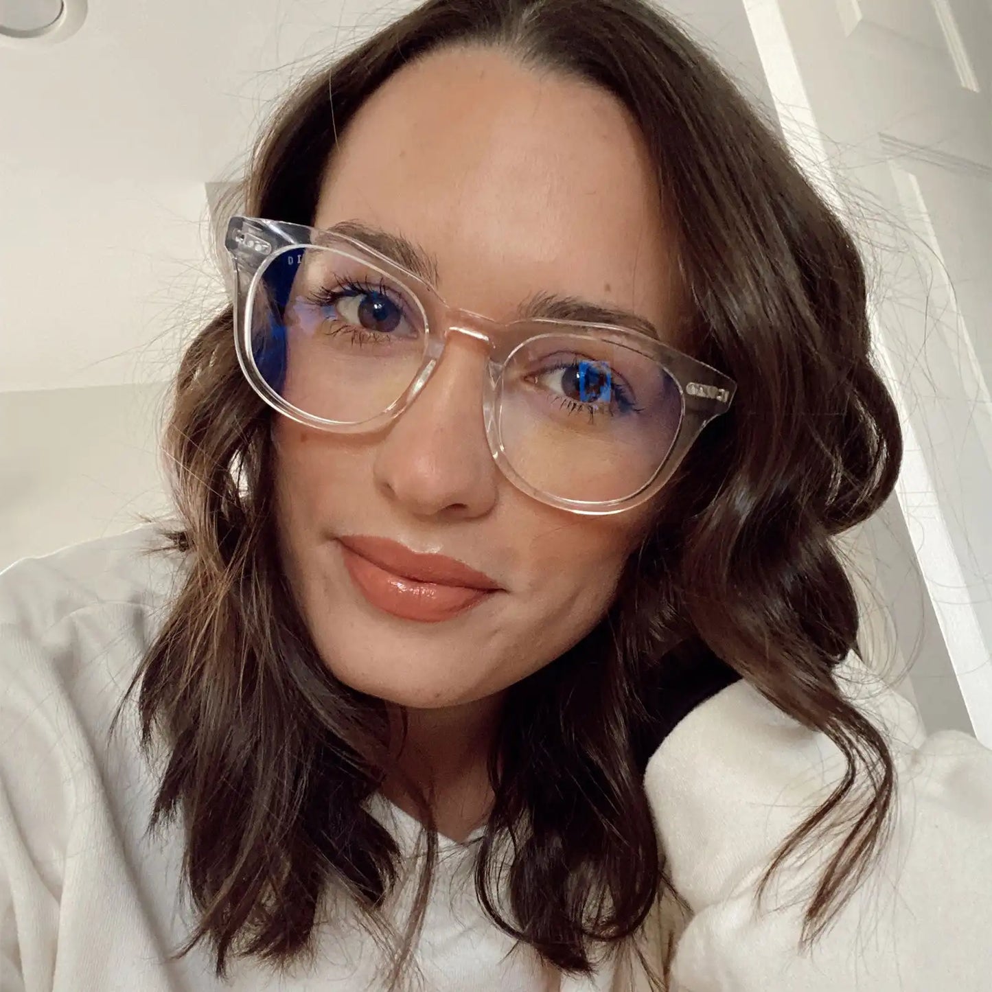 WESTON - CLEAR CRYSTAL + GLASSES