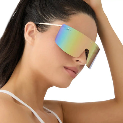 GRANDSLAM - GOLD + SHERBET RAINBOW MIRROR + POLARIZED SUNGLASSES