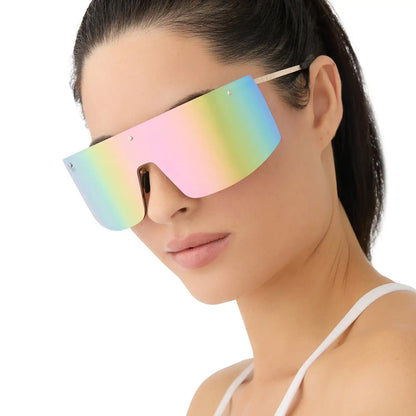 GRANDSLAM - GOLD + SHERBET RAINBOW MIRROR + POLARIZED SUNGLASSES