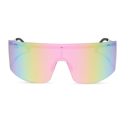 GRANDSLAM - GOLD + SHERBET RAINBOW MIRROR + POLARIZED SUNGLASSES