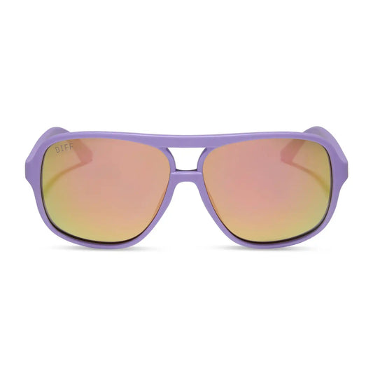 HANGTIME - MATTE LAVENDER + SHERBET MIRROR + POLARIZED SUNGLASSES