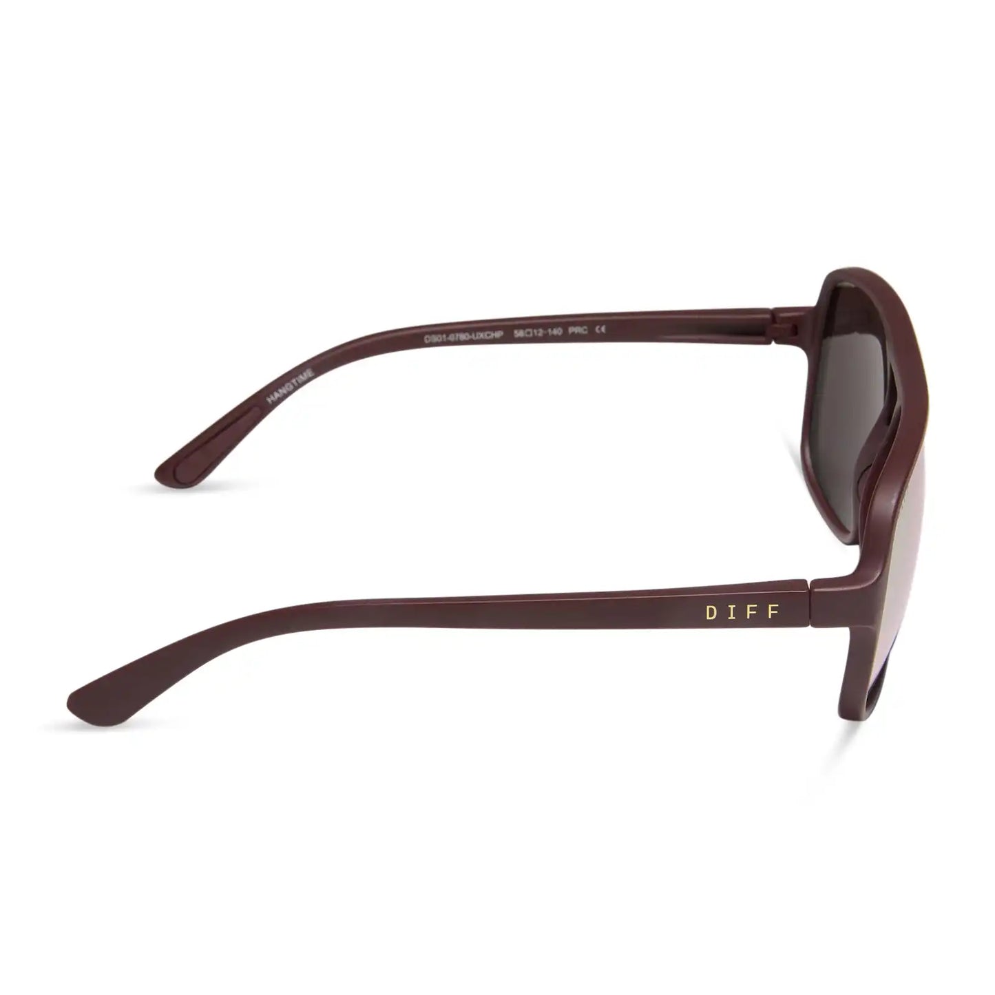 HANGTIME - MATTE RUGBY RED + CHAMPAGNE MIRROR + POLARIZED SUNGLASSES