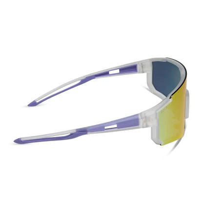HEAT - CRYSTAL CLEAR + RAINBOW MIRROR + POLARIZED SUNGLASSES