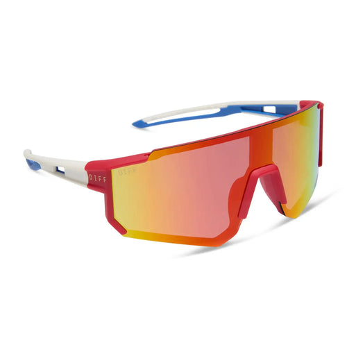 HEAT - FIRECRACKER RED + SUNSET MIRROR + POLARIZED SUNGLASSES