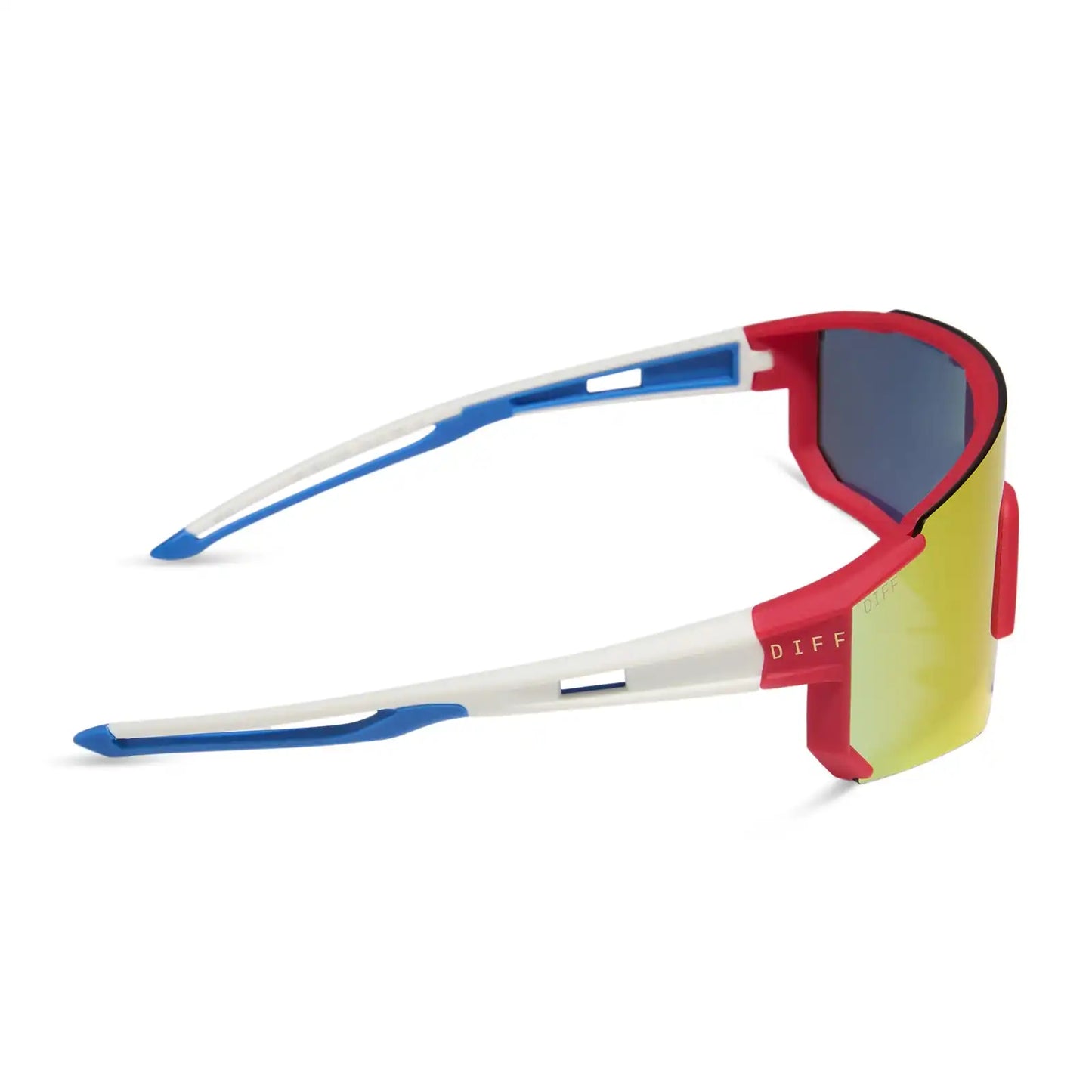 HEAT - FIRECRACKER RED + SUNSET MIRROR + POLARIZED SUNGLASSES