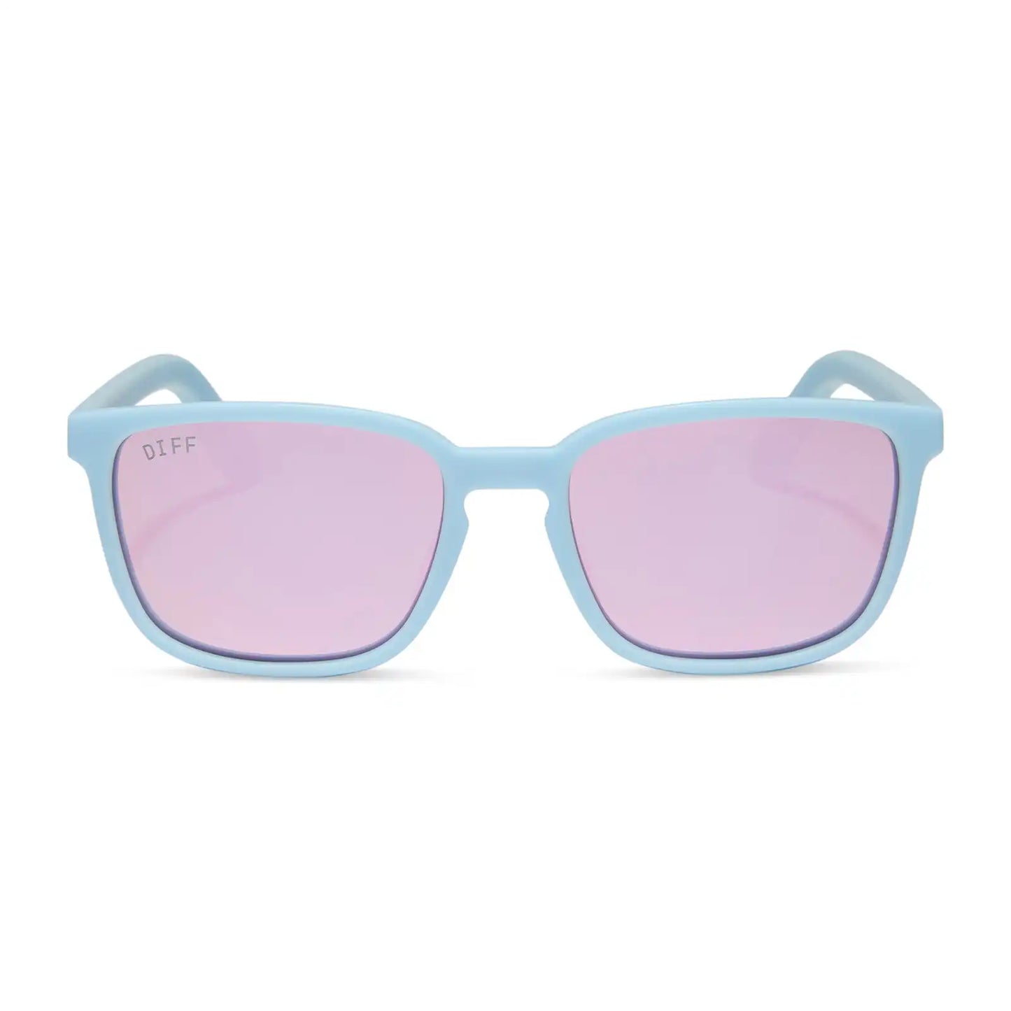 RUSH - MATTE BABY BLUE + LAVENDER MIRROR + POLARIZED SUNGLASSES