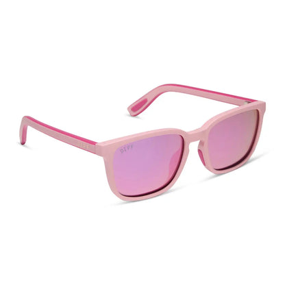 RUSH - MATTE BABY PINK + PINK RUSH MIRROR + POLARIZED SUNGLASSES
