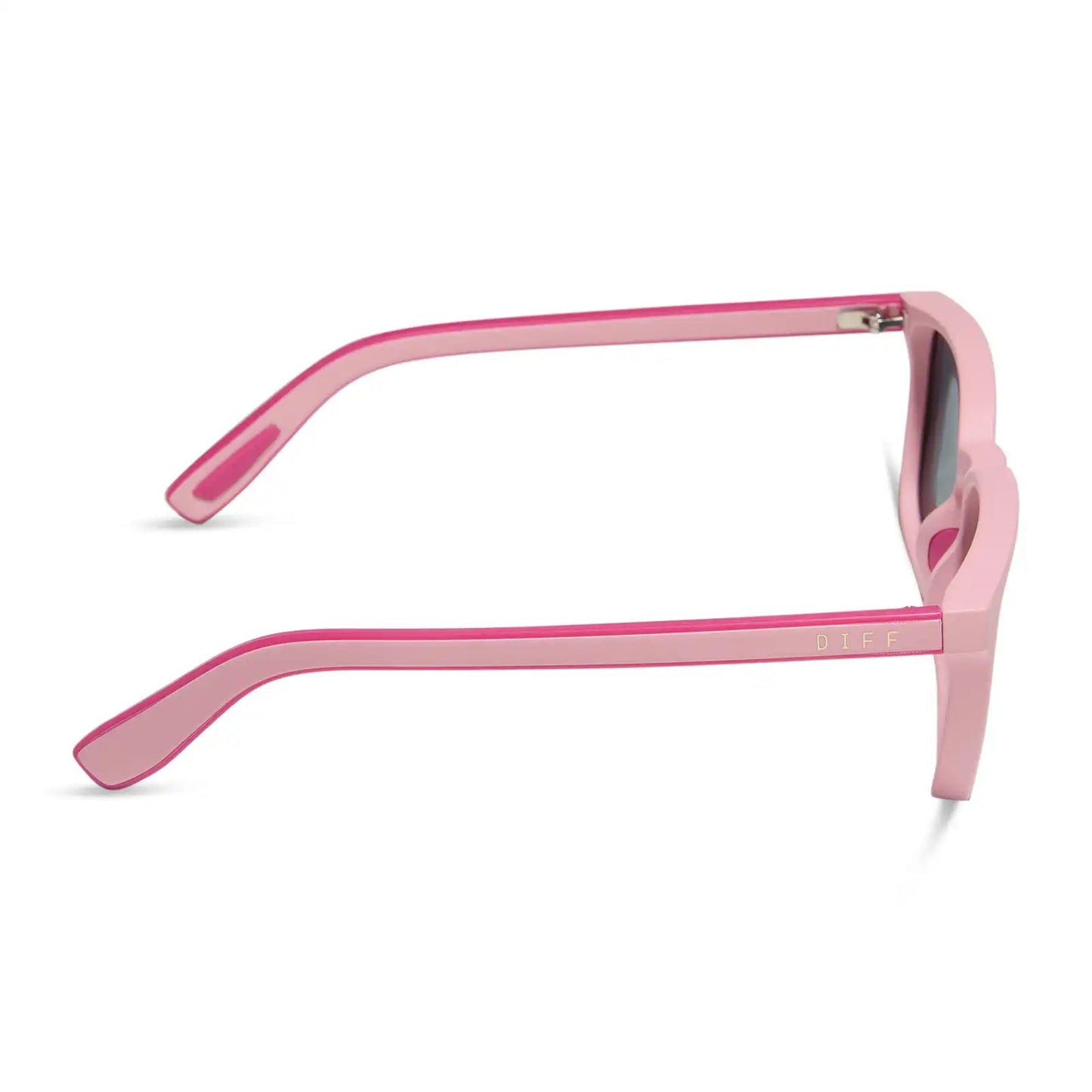 RUSH - MATTE BABY PINK + PINK RUSH MIRROR + POLARIZED SUNGLASSES