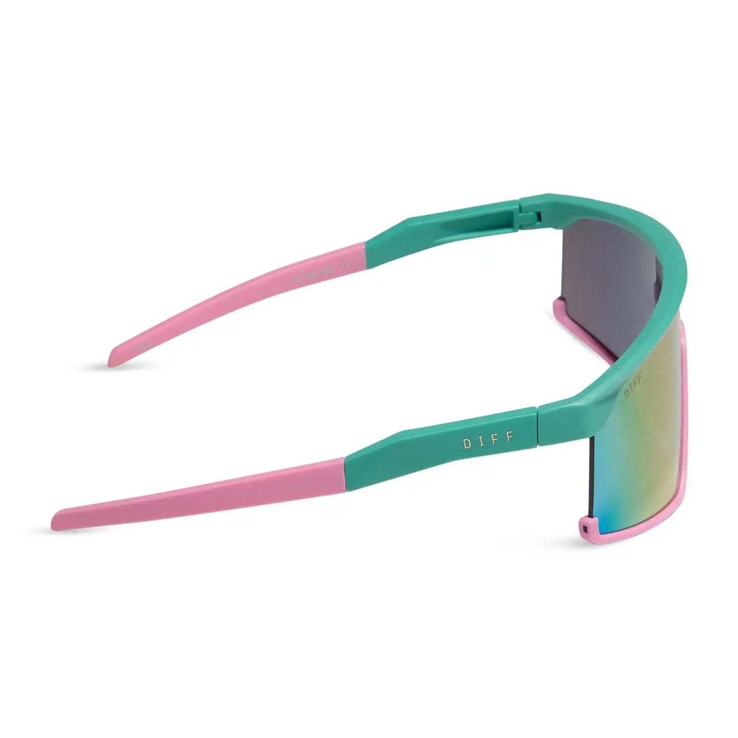 SPIKE - TURQUOISE + PINK RUSH MIRROR + POLARIZED SUNGLASSES