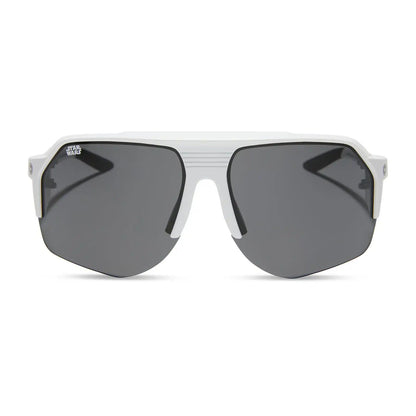 STORMTROOPER SPORT - GALACTIC WHITE + CATEGORY 3 POLARIZED DARK GREY SUNGLASSES