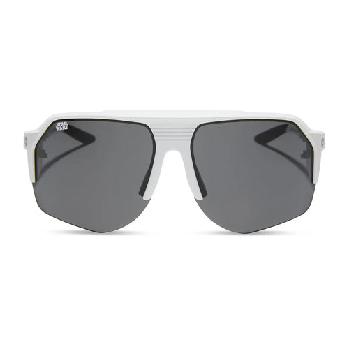 STORMTROOPER SPORT - GALACTIC WHITE + CATEGORY 3 POLARIZED DARK GREY SUNGLASSES