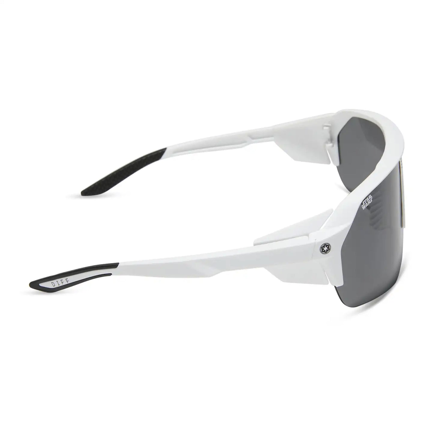 STORMTROOPER SPORT - GALACTIC WHITE + CATEGORY 3 POLARIZED DARK GREY SUNGLASSES