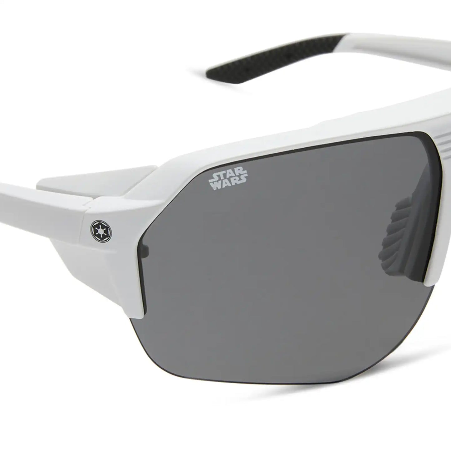 STORMTROOPER SPORT - GALACTIC WHITE + CATEGORY 3 POLARIZED DARK GREY SUNGLASSES