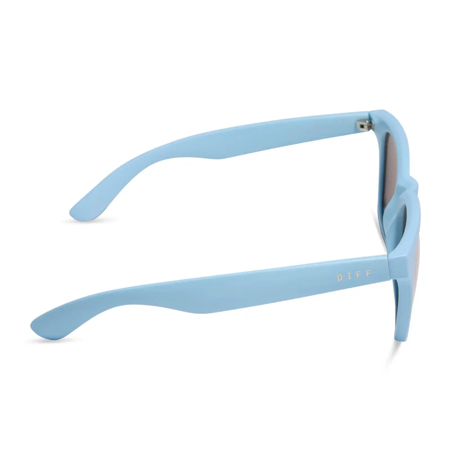 STORM - MATTE BABY BLUE + SHERBET RAINBOW MIRROR + POLARIZED SUNGLASSES
