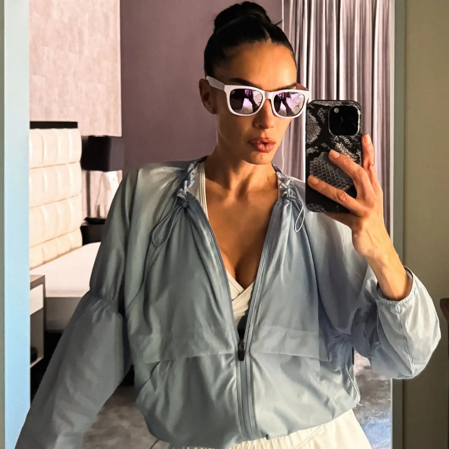 STORM - MATTE LAVENDER + LAVENDER MIRROR + POLARIZED SUNGLASSES