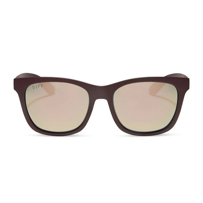 STORM - MATTE RUGBY RED + TAUPE MIRROR + POLARIZED SUNGLASSES