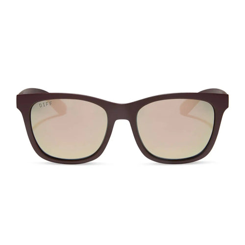 STORM - MATTE RUGBY RED + TAUPE MIRROR + POLARIZED SUNGLASSES