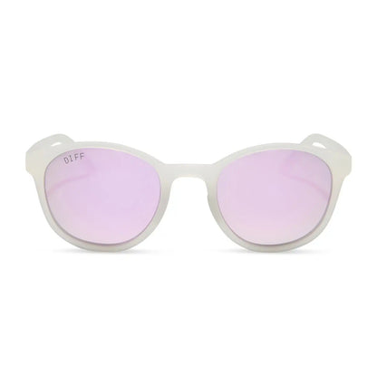 VOLLEY - FROSTY MATTE CRYSTAL + LAVENDER MIRROR + POLARIZED SUNGLASSES