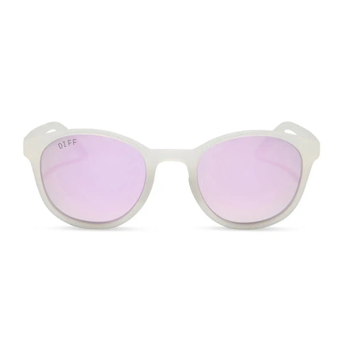 VOLLEY - FROSTY MATTE CRYSTAL + LAVENDER MIRROR + POLARIZED SUNGLASSES