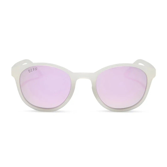 VOLLEY - FROSTY MATTE CRYSTAL + LAVENDER MIRROR + POLARIZED SUNGLASSES