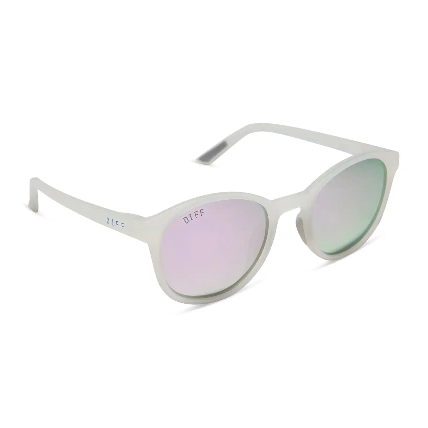 VOLLEY - FROSTY MATTE CRYSTAL + LAVENDER MIRROR + POLARIZED SUNGLASSES