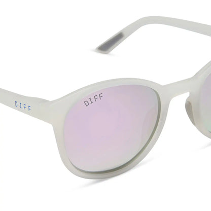 VOLLEY - FROSTY MATTE CRYSTAL + LAVENDER MIRROR + POLARIZED SUNGLASSES