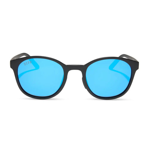 VOLLEY - MATTE BLACK + BLUE MIRROR + POLARIZED SUNGLASSES
