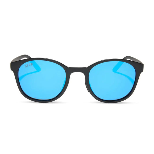 VOLLEY - MATTE BLACK + BLUE MIRROR + POLARIZED SUNGLASSES