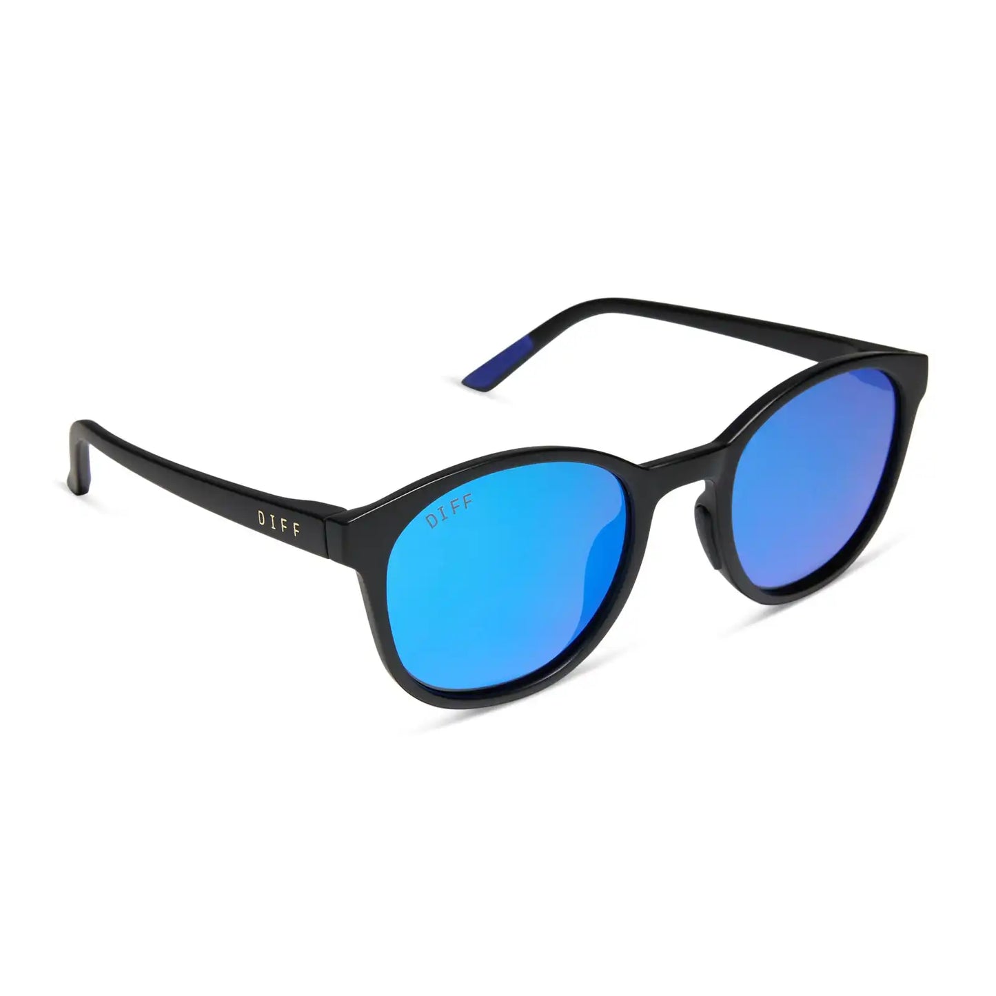 VOLLEY - MATTE BLACK + BLUE MIRROR + POLARIZED SUNGLASSES