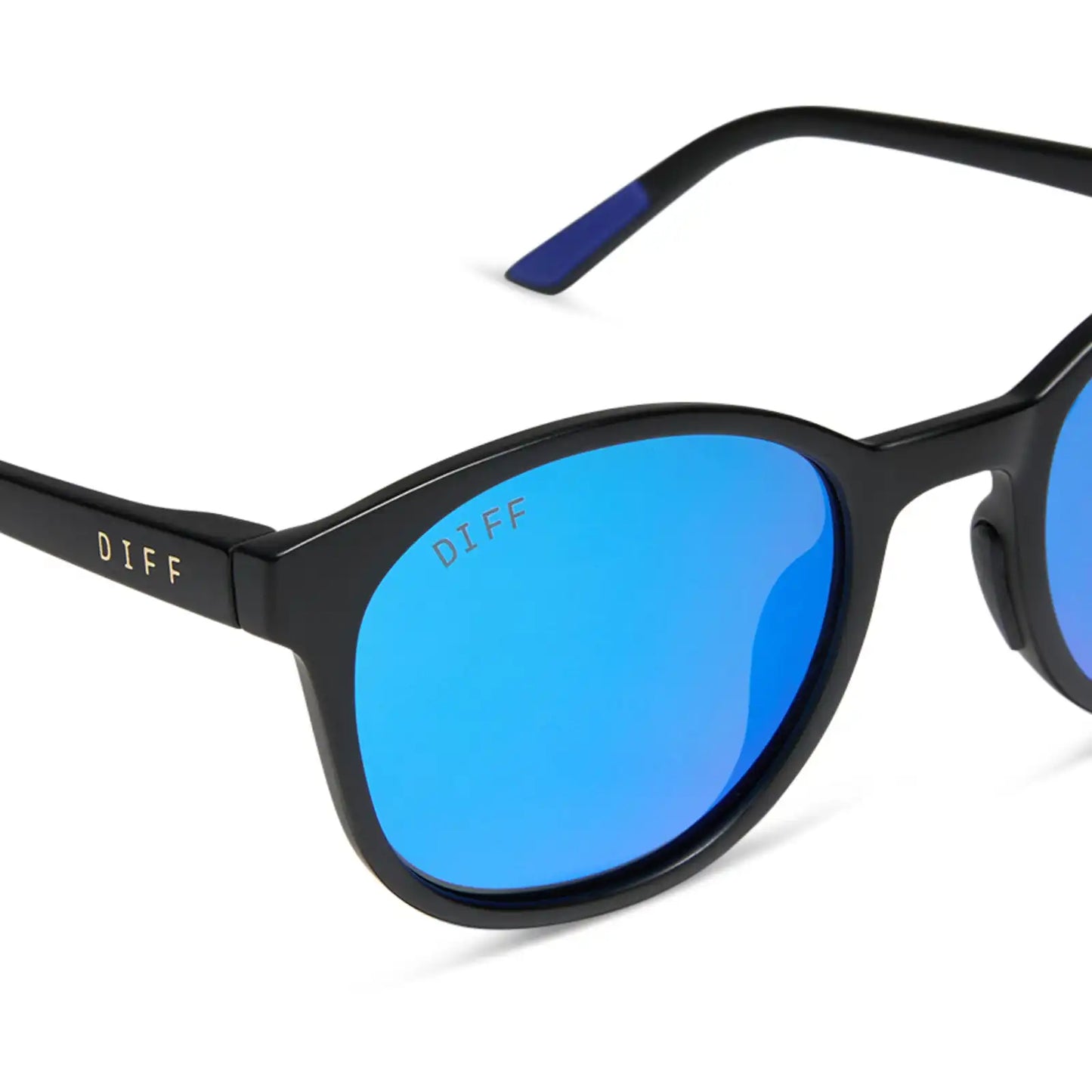 VOLLEY - MATTE BLACK + BLUE MIRROR + POLARIZED SUNGLASSES