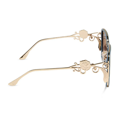 BELLE 2.0 - GOLD + ENCHANTING BLUE + BROWN GRADIENT + POLARIZED SUNGLASSES