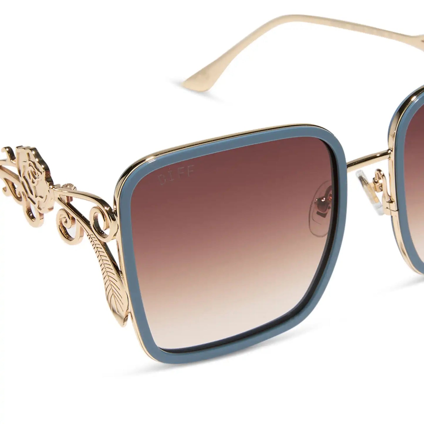 BELLE 2.0 - GOLD + ENCHANTING BLUE + BROWN GRADIENT + POLARIZED SUNGLASSES