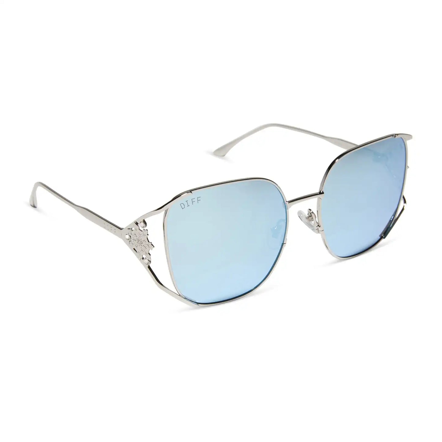 ELSA - COOL SILVER + ICE BLUE + POLARIZED SUNGLASSES