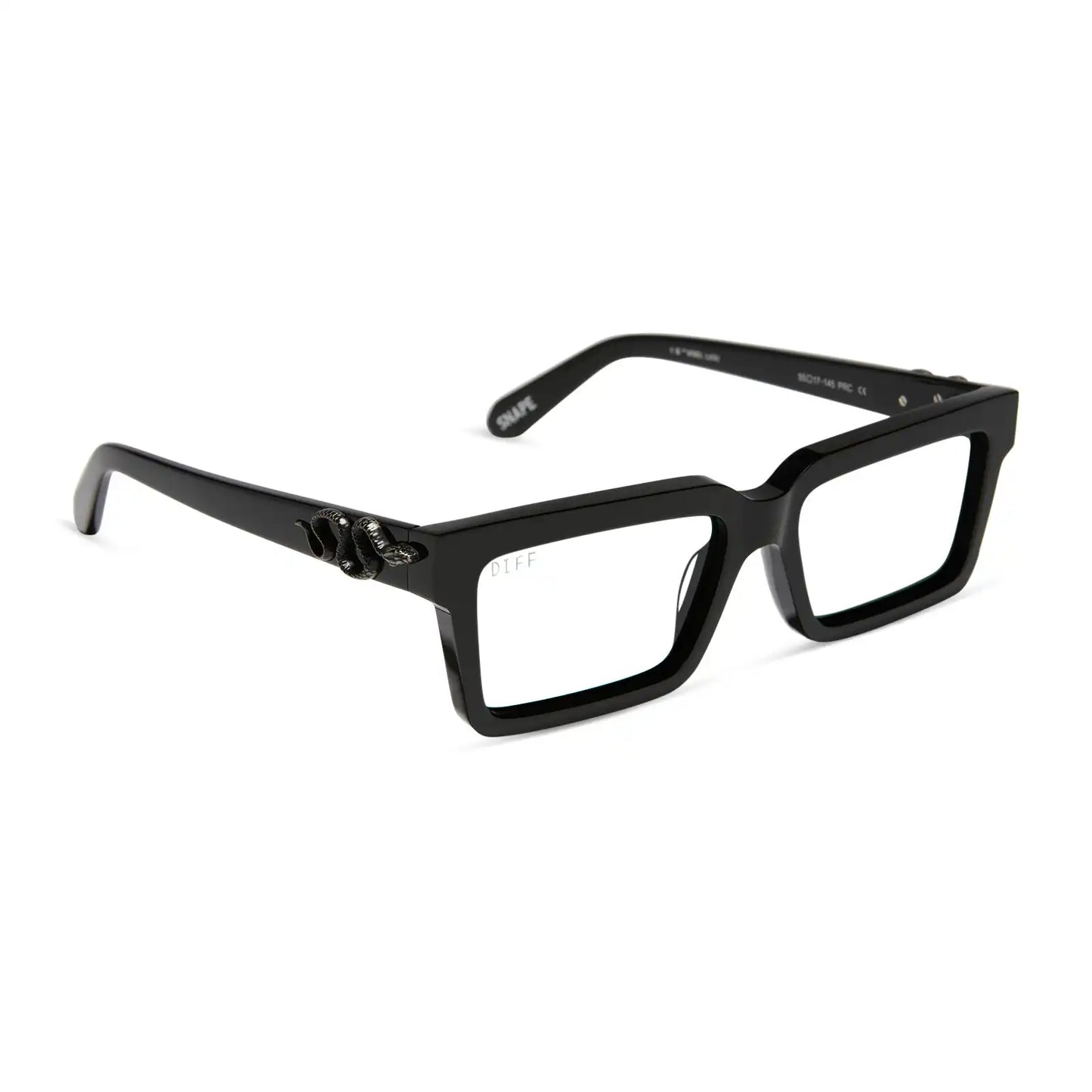 SNAPE™ 2.0 - SHADOWY BLACK + GLASSES