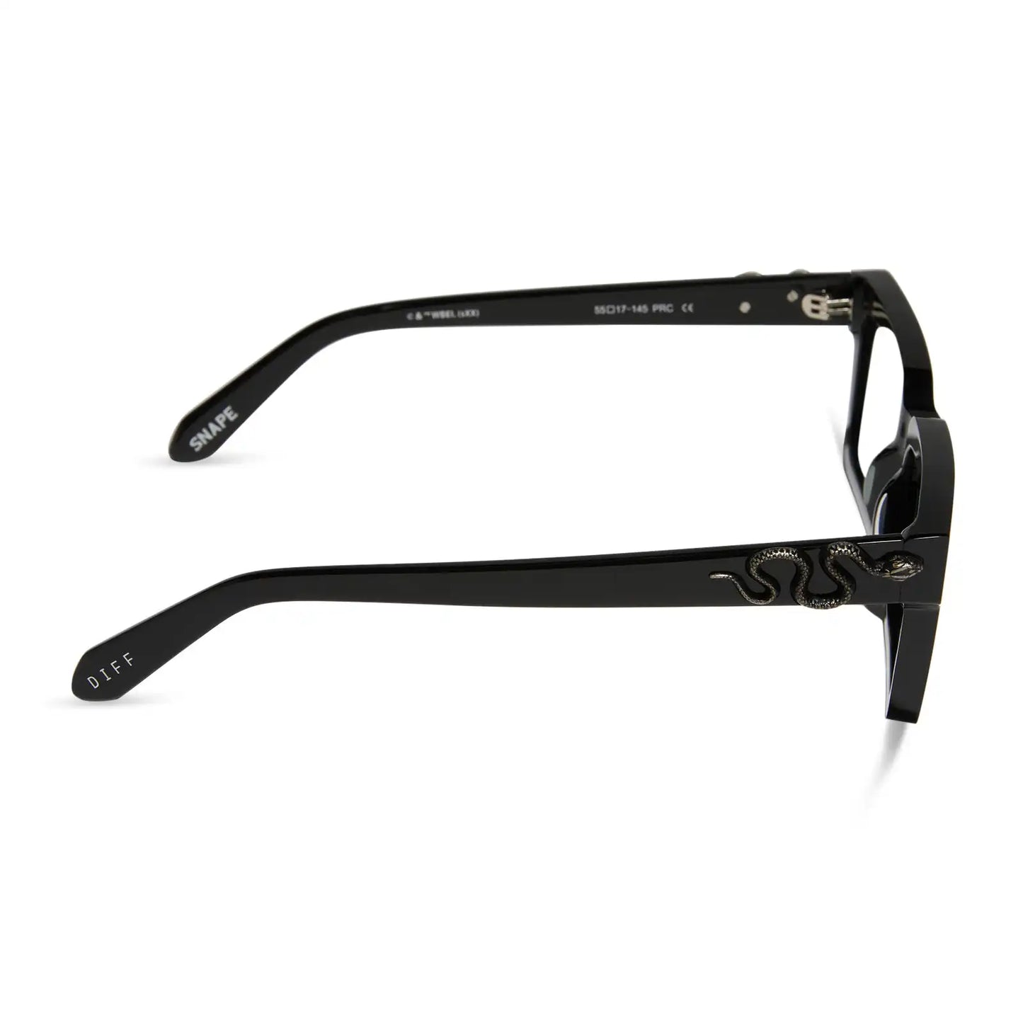 SNAPE™ 2.0 - SHADOWY BLACK + GLASSES