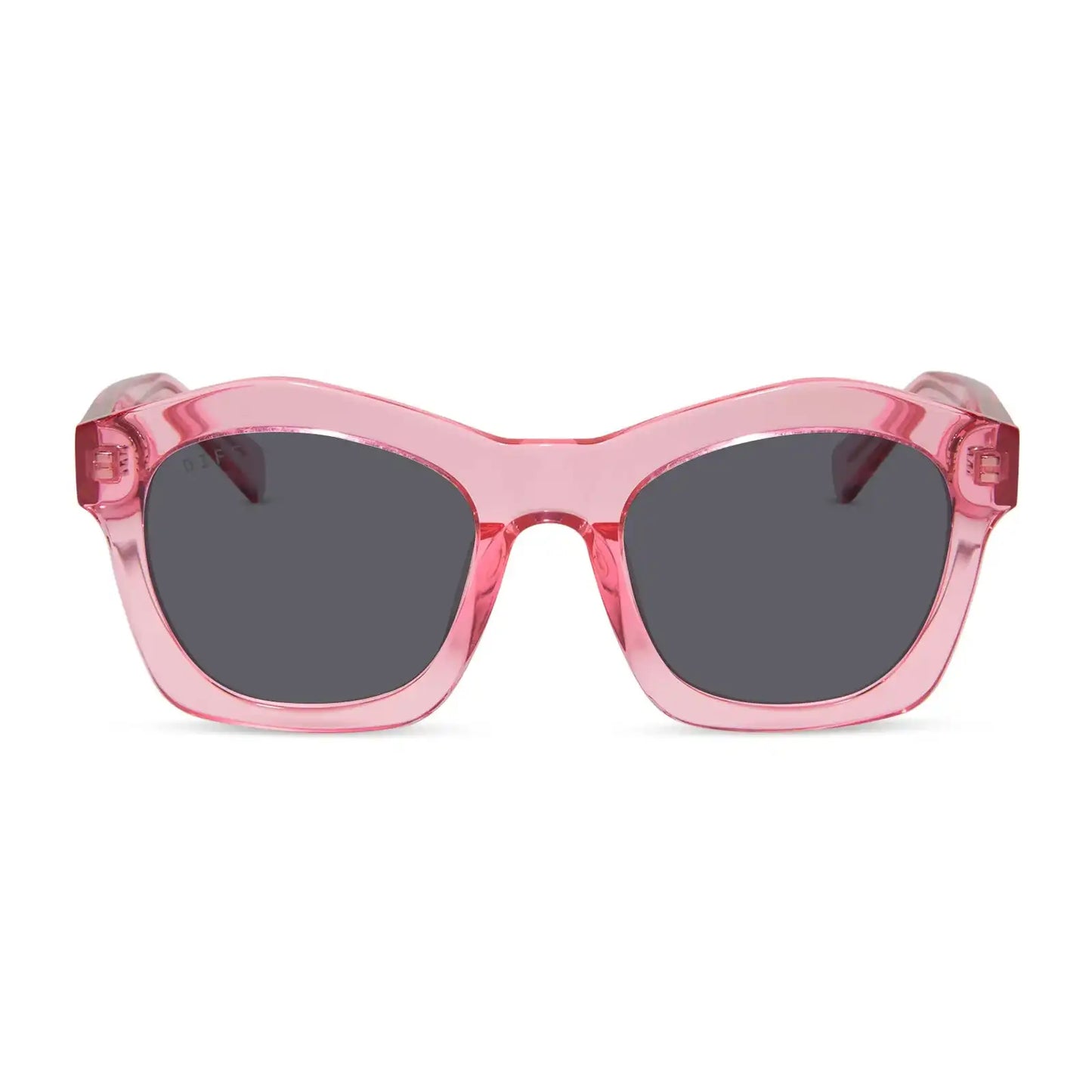 HAYDEN - CANDY PINK CRYSTAL + GLASSES