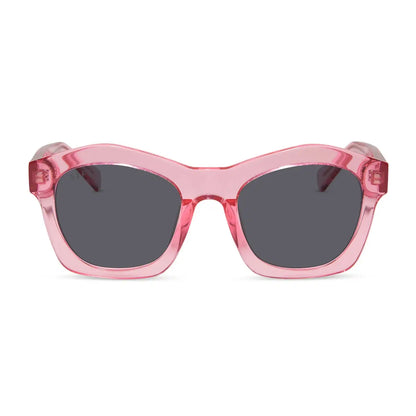 HAYDEN - CANDY PINK CRYSTAL + GLASSES