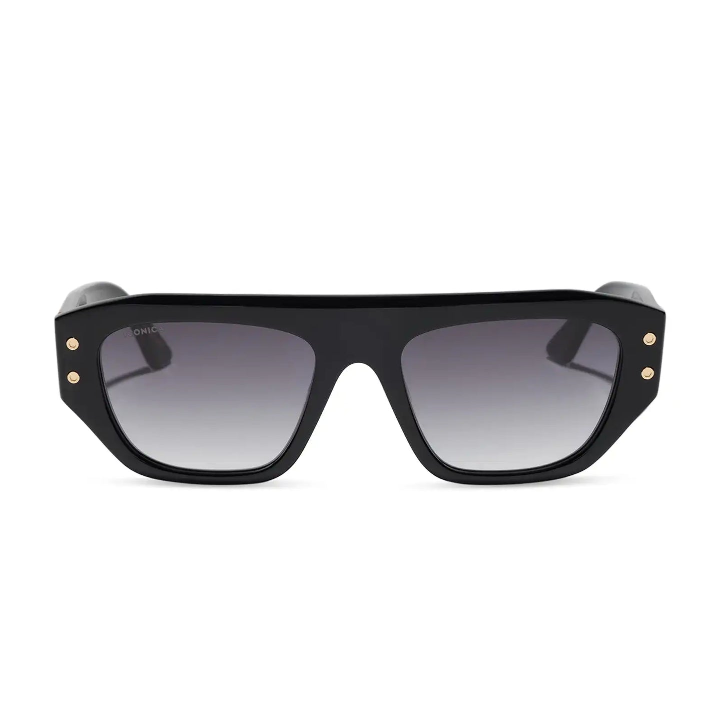 CALLA - BLACK + GREY GRADIENT + POLARIZED + SUNGLASSES