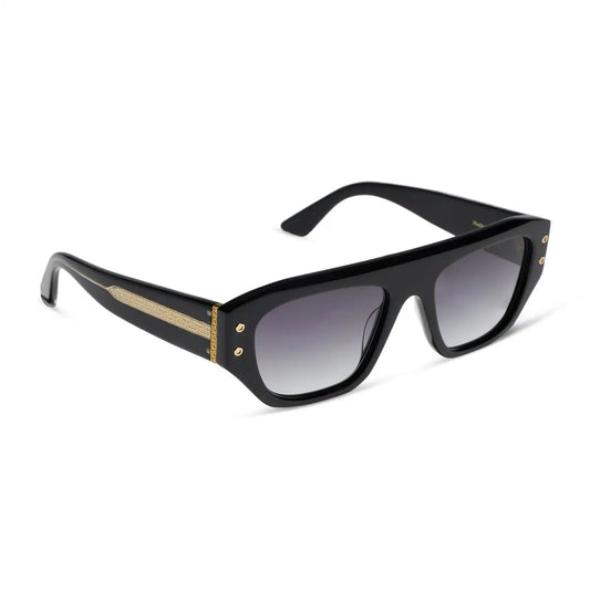 CALLA - BLACK + GREY GRADIENT + POLARIZED + SUNGLASSES