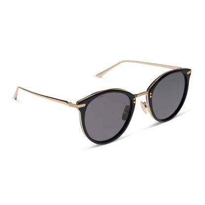 HANA - BLACK + GREY + POLARIZED + SUNGLASSES