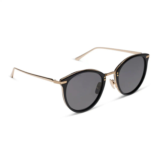 HANA - BLACK + GREY + POLARIZED + SUNGLASSES