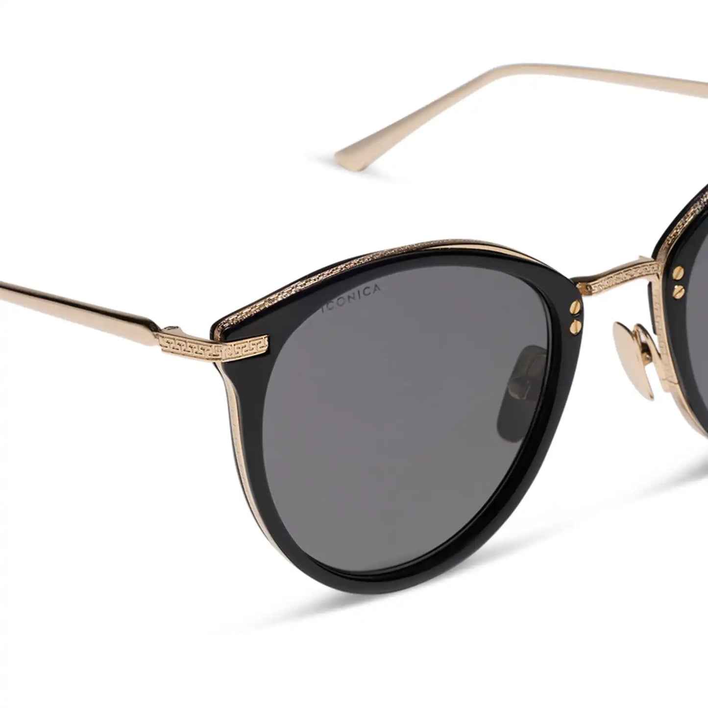 HANA - BLACK + GREY + POLARIZED + SUNGLASSES