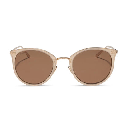HANA - SAND DOLLAR + BROWN + POLARIZED + SUNGLASSES