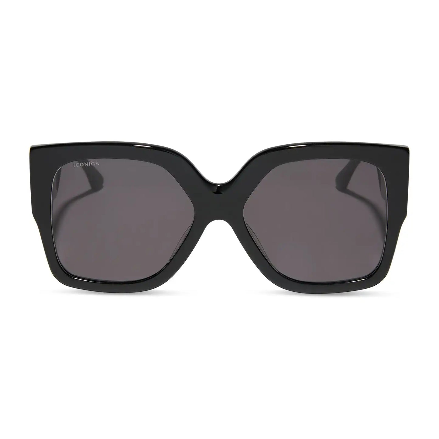 LIVIA - BLACK + GREY + POLARIZED SUNGLASSES