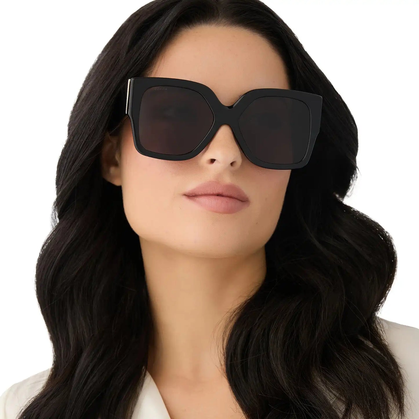 LIVIA - BLACK + GREY + POLARIZED SUNGLASSES