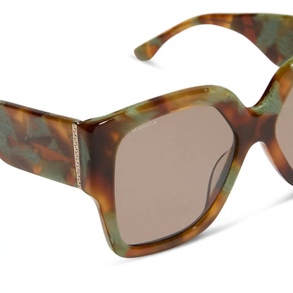 LIVIA - IONIAN TORTOISE + TRUFFLE + POLARIZED SUNGLASSES